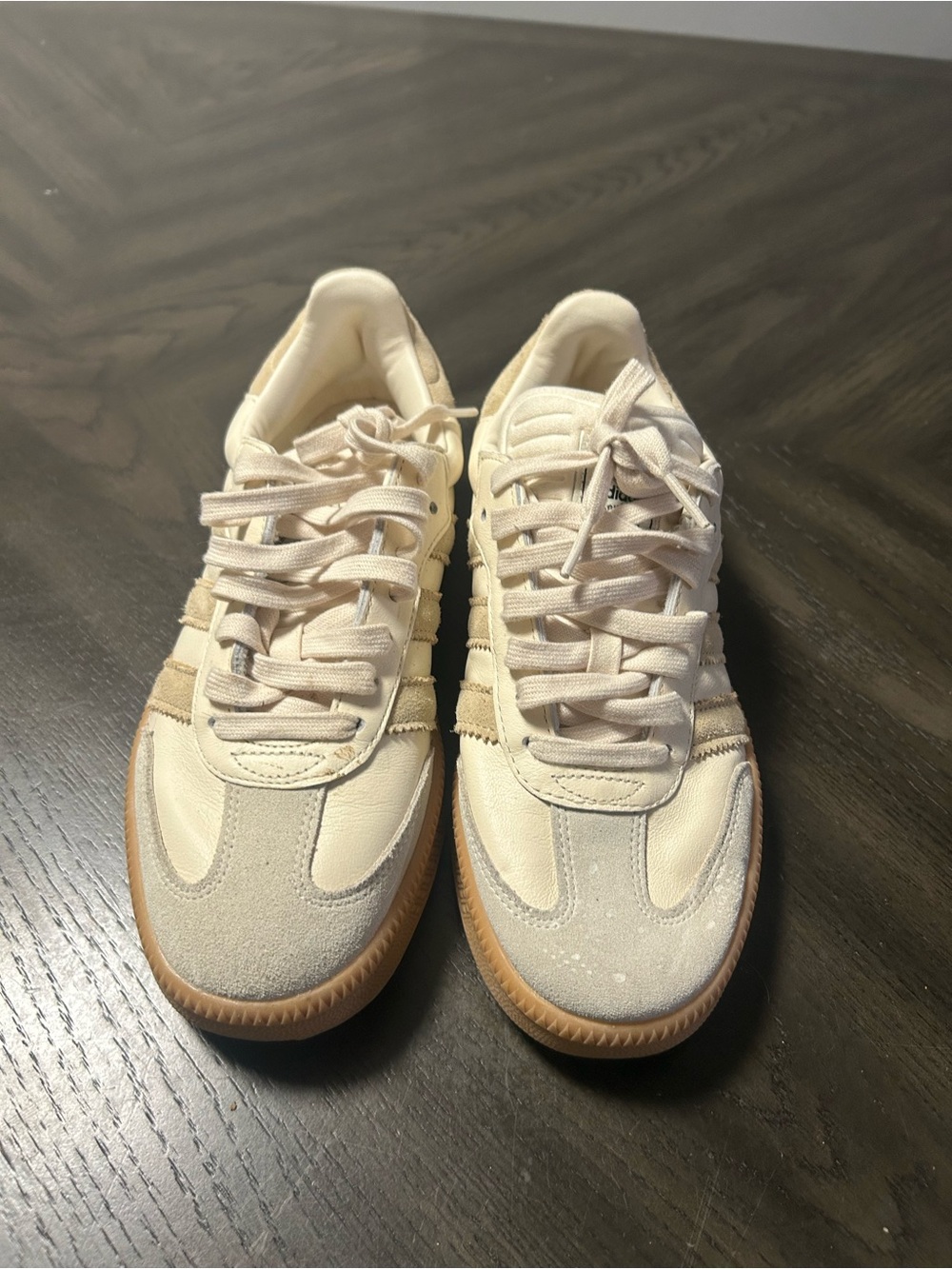 Women’s Adidas Cream/Tan Casual Sneakers